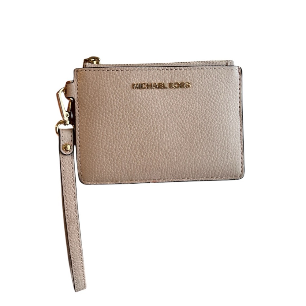 SOLD - Michael Kors Leather Jet Set Small Coin Purse Wallet